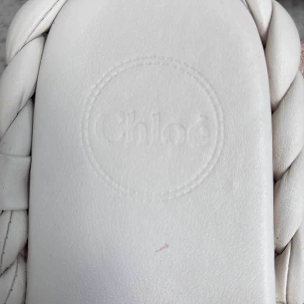 Chloe braided wavy slide sandals - Picture 9 of 9